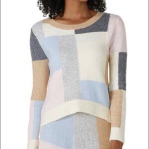 Adam Lippes Patchwork Jaquard Sweater